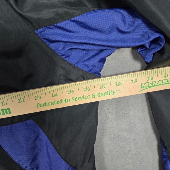 Vintage FootJoy dryjoys jacket Mens XL Black blue Windbreaker Full Zip lined - Picture 10 of 13